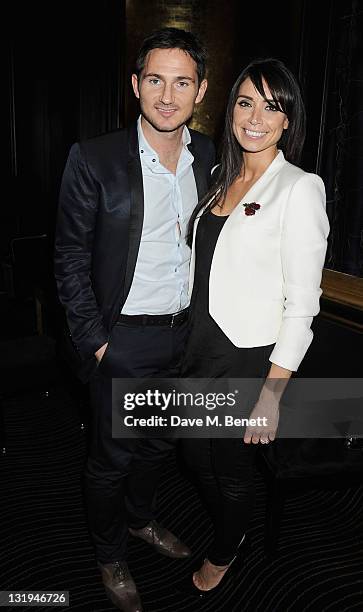 Frank Lampard and Christine Bleakley attend the video launch of Duran Duran 'Girl Panic!' at The Savoy Hotel on November 8, 2011 in London, England.