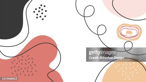 simply minimal hand draw art backgrounds - cosmetics background stock illustrations