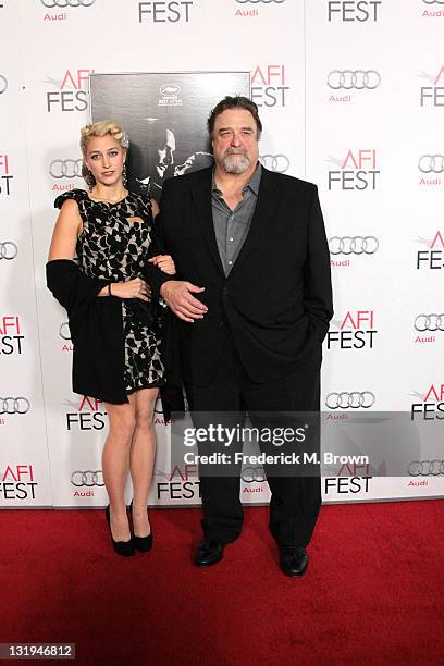 Actor John Goodman and daughter Molly Evangeline arrive at "The Artist" Special Screening during AFI FEST 2011 presented by Audi on November 8, 2011...