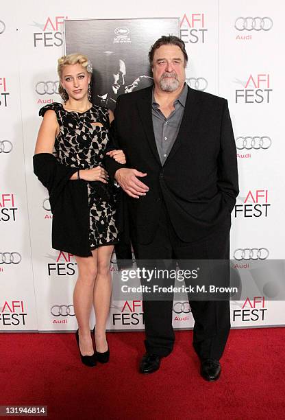 Actor John Goodman and daughter Molly Evangeline arrive at "The Artist" Special Screening during AFI FEST 2011 presented by Audi on November 8, 2011...