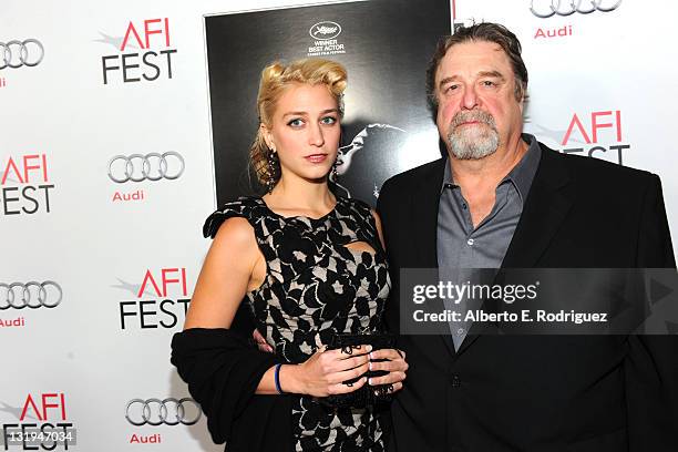 Actor John Goodman and daughter Molly Evangeline arrive at "The Artist" Special Screening during AFI FEST 2011 presented by Audi on November 8, 2011...