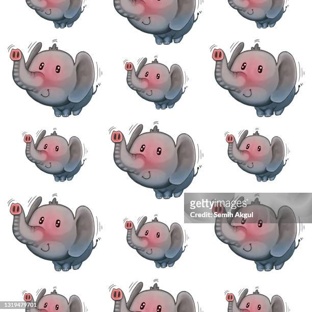 69 Tiny Elephant Cartoon High Res Illustrations - Getty Images