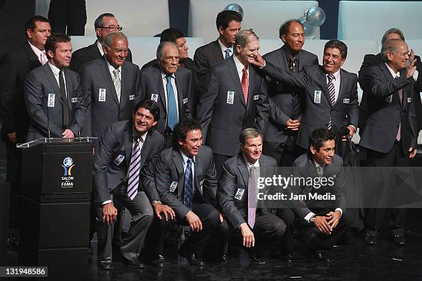 Lothar Mattaus, Antonio Carbajal, Ignacio Trelles, Raul Cardenas, Evanivaldo Castro, Carlos Reinoso, Salvador Reyes, Jose Saturnino Cardozo, Hugo...