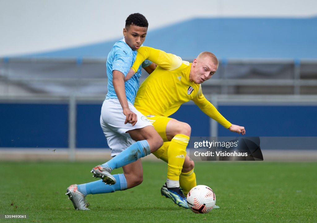 Manchester City v Fulham: U18 Premier League