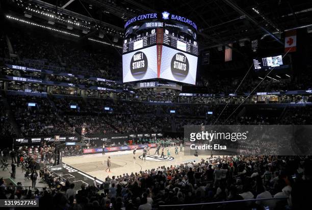 The Brooklyn Nets and the Boston Celtics tip off to open Game One of their Eastern Conference first-round playoff series on May 22, 2021 at Barclays...