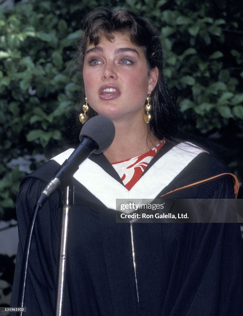 Princeton University Class of 1987 Graduation Ceremony (Brooke Shields Graduates)