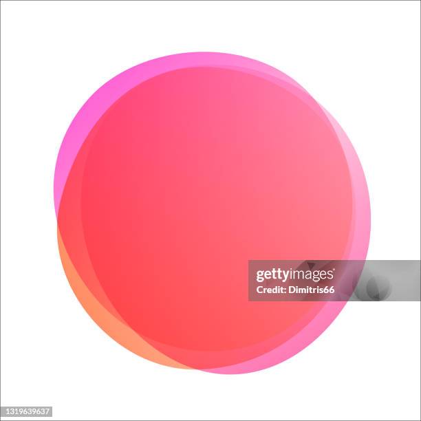 abstract circle spot, color gradient round background. - translucent stock illustrations