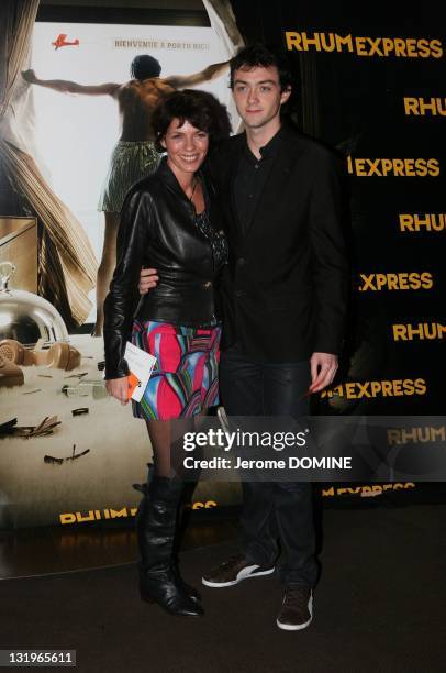 Elizabeth Bourgine attends the 'Rhum Express' Paris Premiere at Cinema Gaumont Marignan on November 8, 2011 in Paris, France.