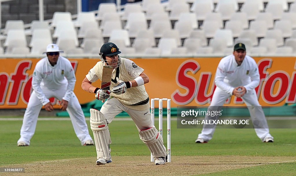 Australia's cricket captin Michael Clark