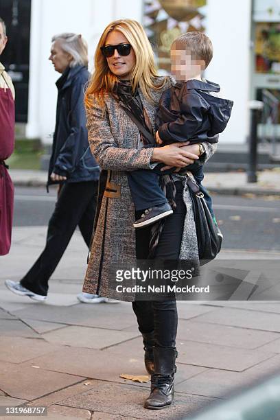 Cat Deeley seen in Primrose Hill on November 9, 2011 in London, England.