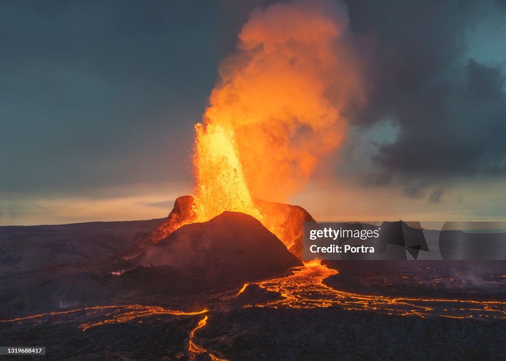 Eruzione vulcanica in Islanda
