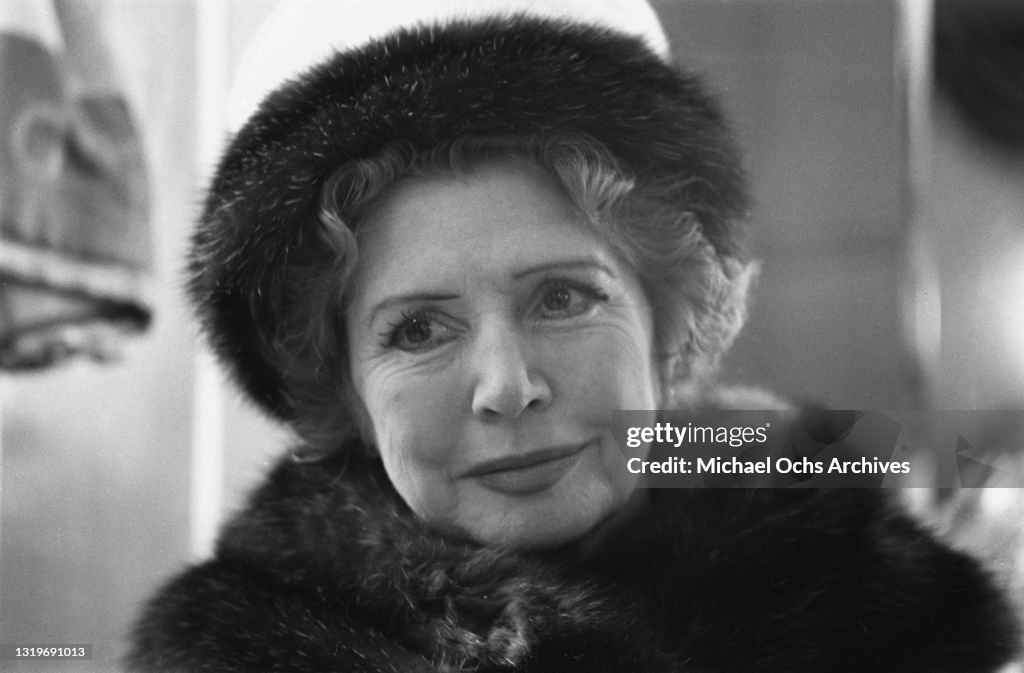 Lady Docker British socialite Norah, Lady Docker , wearing a fur coat and fur ...