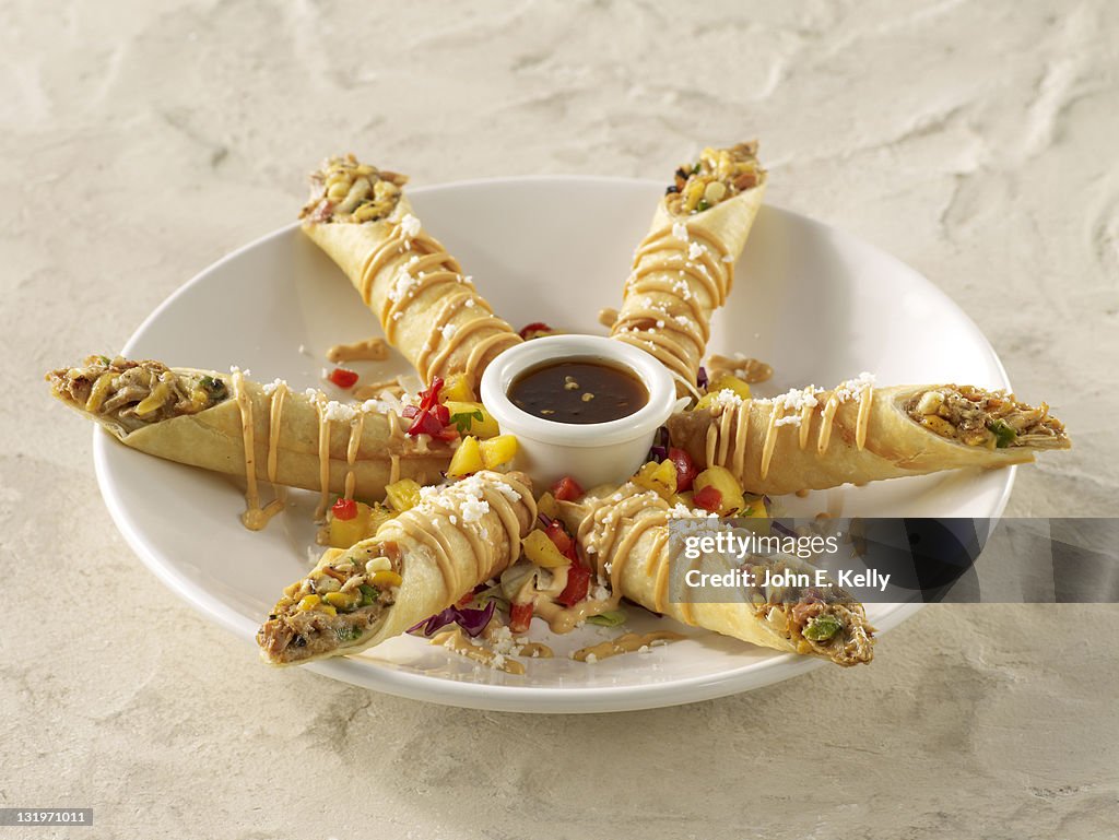 Crispy Chicken Flautas