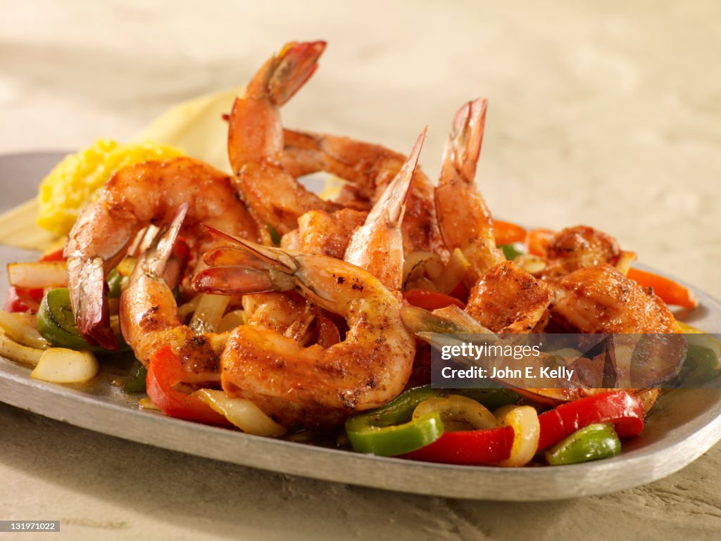 Shrimp Fajitas