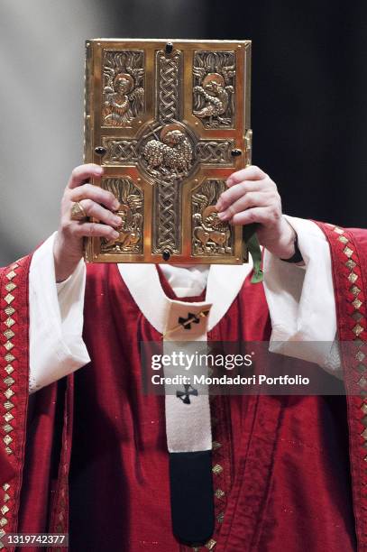 Pope Francis celebrates Holy Mass in St. Peter's Basilica on the occasion of the solemnity of Pentecost on May 23, 2021 in Vatican City.