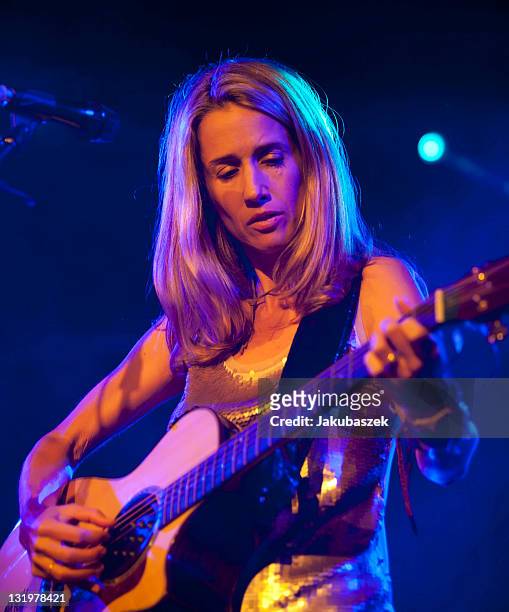 Bermudian singer Heather Nova performs live during a concert at the Astra Kulturhaus on November 9, 2011 in Berlin, Germany.
