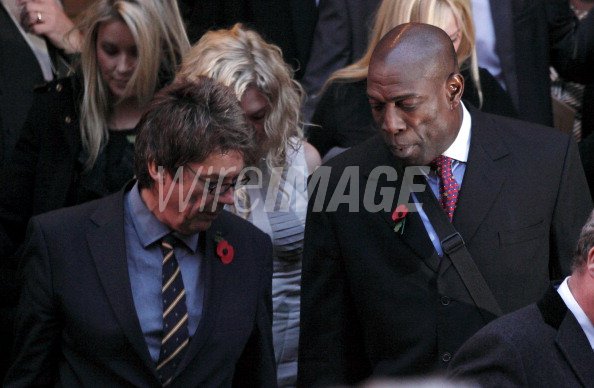 Mike Read and Frank Bruno...