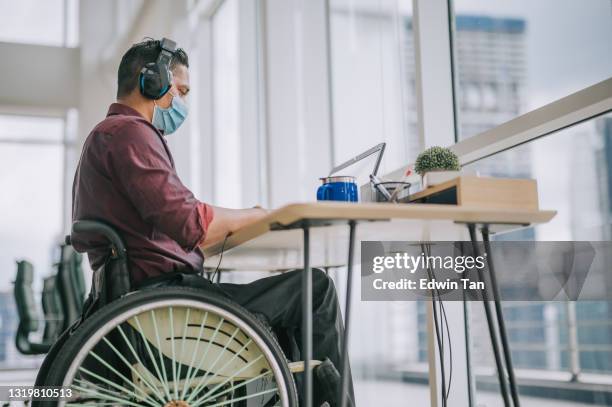 Face Mask Disability 235 Wheelchair Mask Office Stock Photos, High-Res Pictures, and Images ...