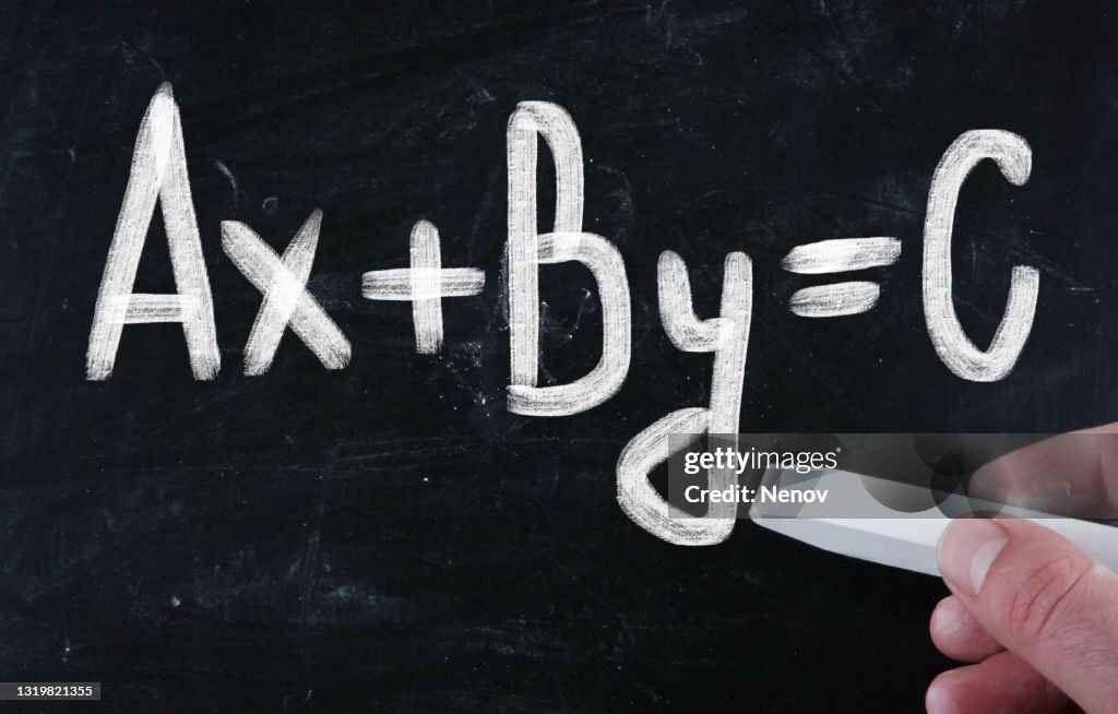 Standard form for linear equations in two variables