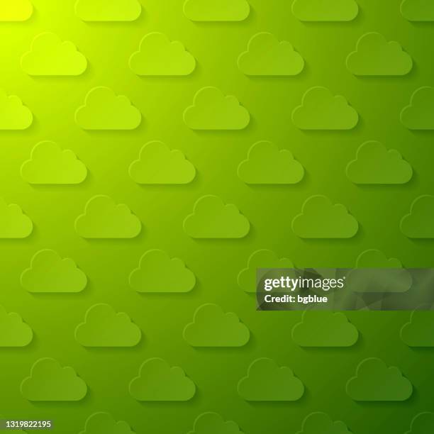 abstract green background - cloud pattern - dark cloudy texture stock illustrations