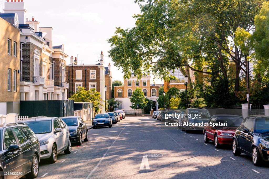 Chelsea district in London, UK