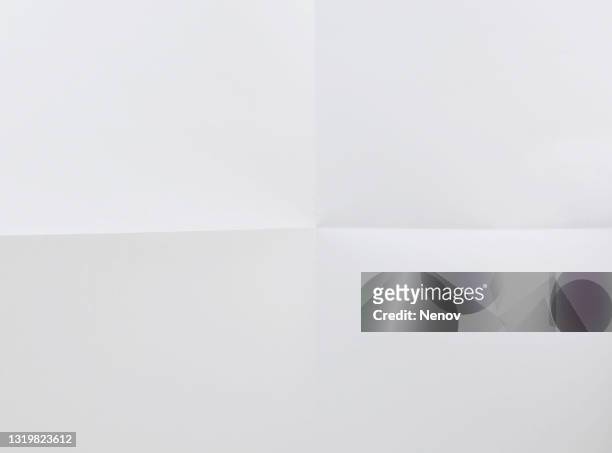white wrinkle paper texture background - folded stock pictures, royalty-free photos & images