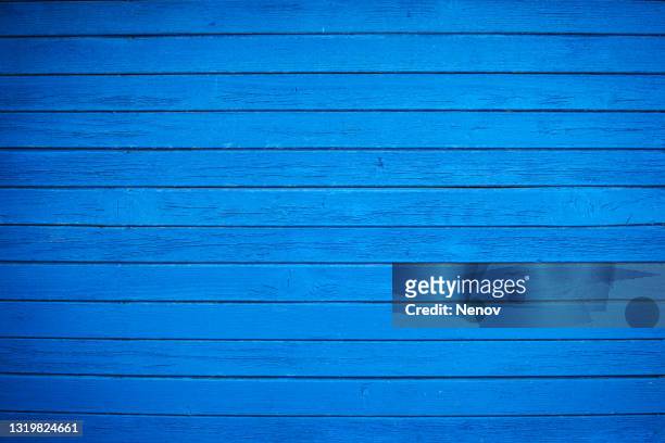 texture of blue wooden surface - blue wood stock pictures, royalty-free photos & images