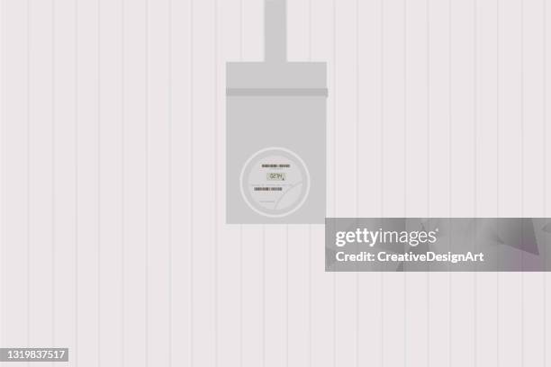 electric meter on the wall - light meter stock illustrations