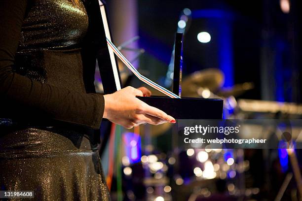 giving award - awards ceremony stage stock pictures, royalty-free photos & images