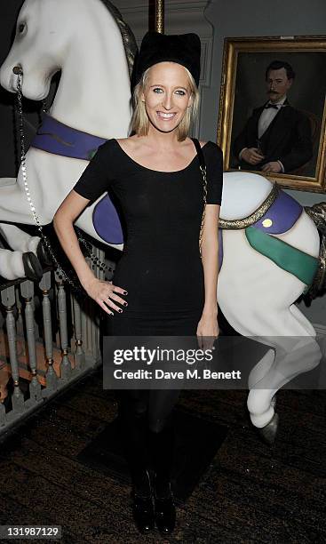 Sophia Hesketh attends the Alice + Olivia Black Tie Carnival hosted by designer Stacey Bendet at Paradise by Way of Kensal Green on November 9, 2011...