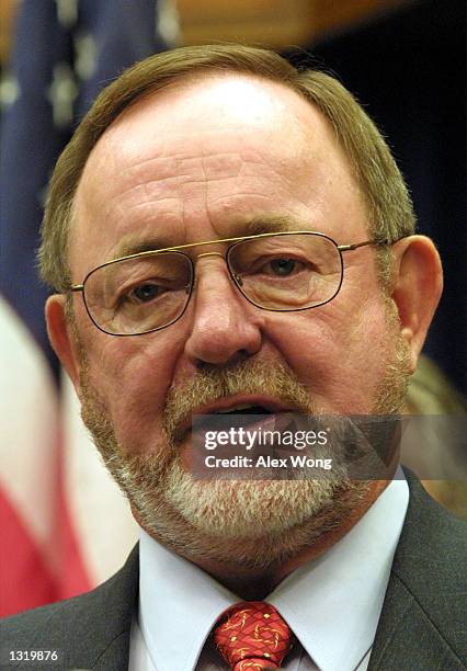 House Transportation and Infrastructure Committee Chairman Don Young speaks during a press conference concerning air passenger customer service...