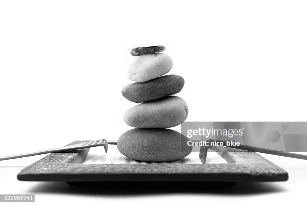 perfect harmony - japanese rock garden stock pictures, royalty-free photos & images