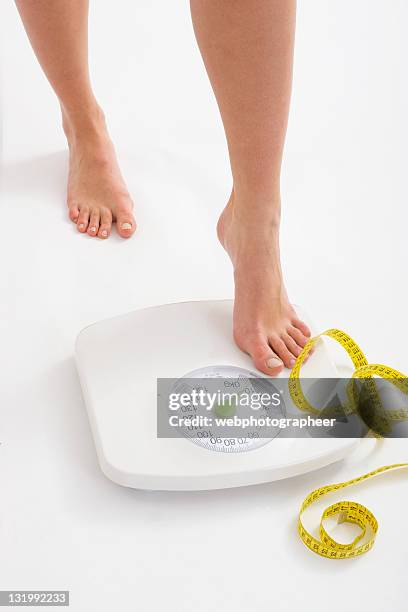 diet - bathroom scale stock pictures, royalty-free photos & images