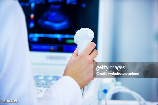 ultrasound scan - gynecologist stock pictures, royalty-free photos & images