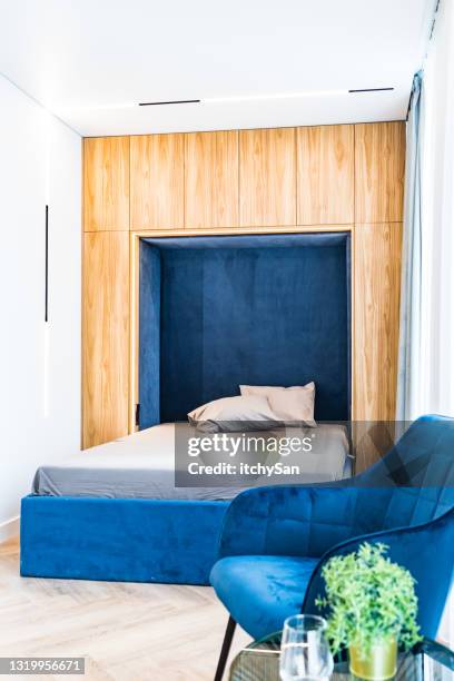 modern interior hotel room - niche stock pictures, royalty-free photos & images