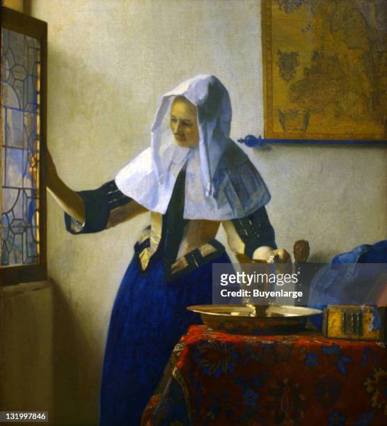 Johannes Vermeer's 'Young Woman with a Water Pitcher,' 1665.