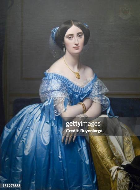 Jean-Auguste-Domenique Ingres's 'Josephine-Eleonore-Marie-Pauline de Galard de Brassac de Bearn, Princesse de Broglie,' 1853.
