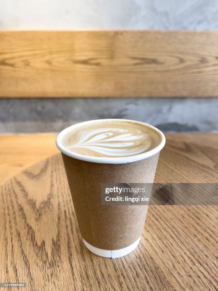 Latte on the table