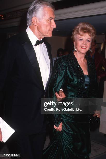 Peter Shaw and Angela Lansbury attend Friars Club Tribute Honoring Bob Hope at the Beverly Hilton Hotel in Beverly Hills, California on November 17,...