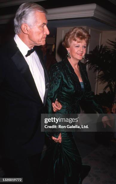 Peter Shaw and Angela Lansbury attend Friars Club Tribute Honoring Bob Hope at the Beverly Hilton Hotel in Beverly Hills, California on November 17,...