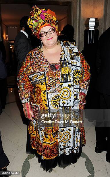 Camila Batmanghelidjh attends the Harper's Bazaar Women Of The Year Awards in association with Estee Lauder and NET-A-PORTER at Claridges Hotel on...