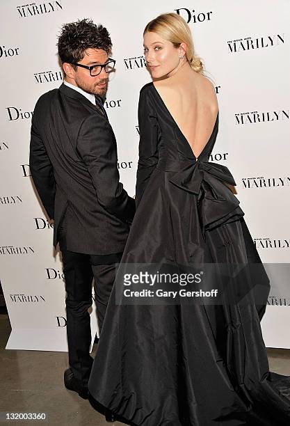 Actor Dominic Cooper and model Dree Hemingway attend Dior and The Weinstein Company's Opening Of "Picturing Marilyn" at Milk Gallery on November 9,...