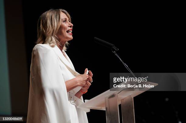 Miriam Díaz-Aroca during gala of 'Optimistas Comprometidos' Awards 2021 on May 25, 2021 in Madrid, Spain.