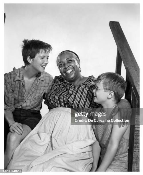 Actress Julie Harris in her cinematic debut and Academy Award/Oscar nominated role as ‘Frankie Addams’, Actress Ethel Waters as ‘Berenice Sadie...