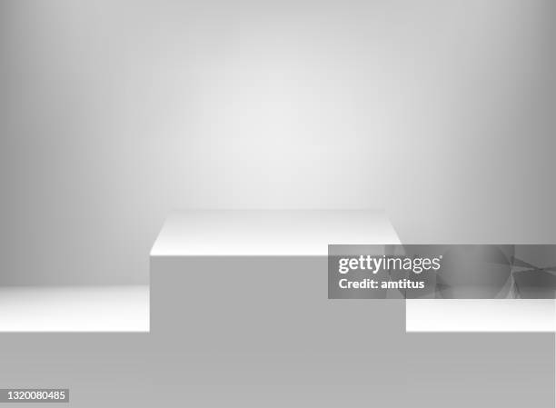 studio podium - interior design studio stock illustrations