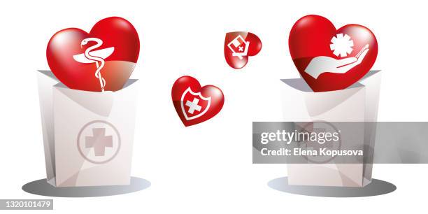 medical icons and elements on an isolated white background. - ampoule texture stock illustrations