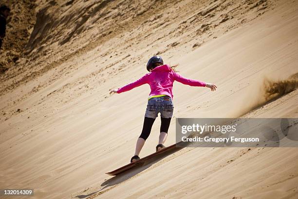 sandboarding - tottori prefecture stock pictures, royalty-free photos & images