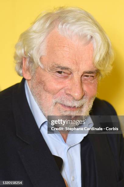 Jacques Weber attends the photocall Of The "Reims Polar", Crime Film Festival on May 26, 2021 in Paris, France.