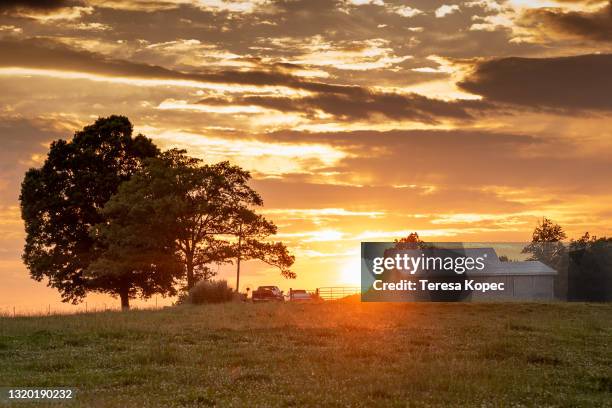 Southern Sunset Southern Farm Sunset Photos and Premium High Res Pictures - Getty Images