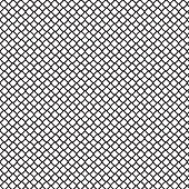 Net seamless pattern in charcoal color on white background.